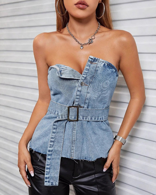 Sexy Backless Hot Girl Tube Top