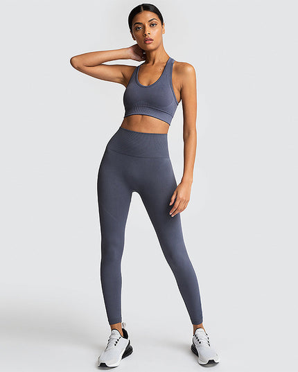 Seamless Gym Set Nylon Woman Sportswear