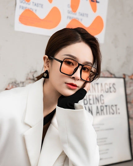 Sserein Retro Square Sunglasses