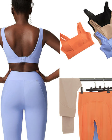 Women's Yoga Clothing Suits Nude Fitness Clothing