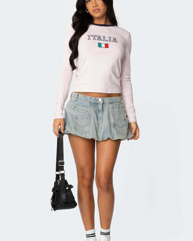 Women's Denim Skirt Niche Retro