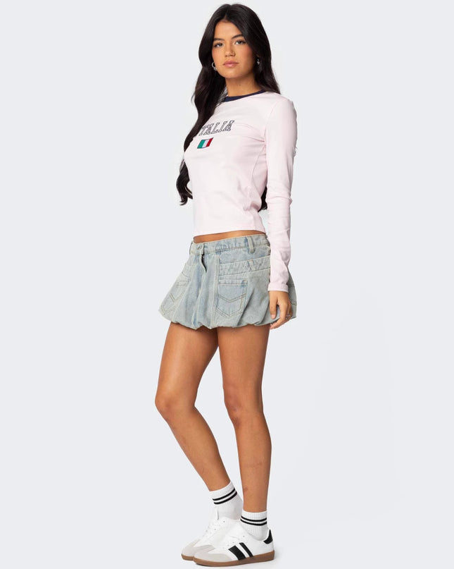 Women's Denim Skirt Niche Retro