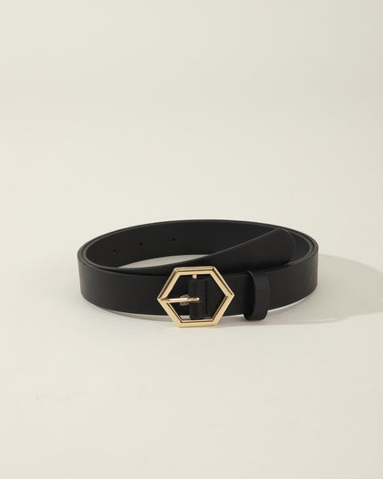 Women's Hexangular Star Casual All-Match Belt